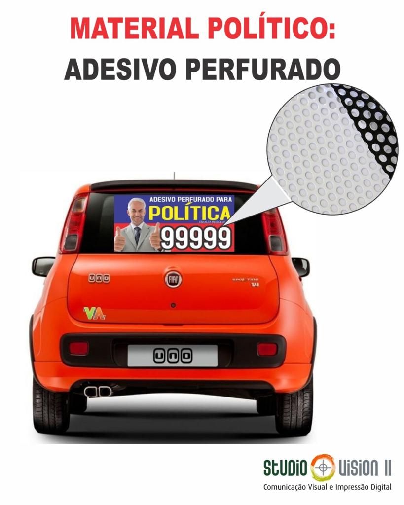 Adesivo Perfurado